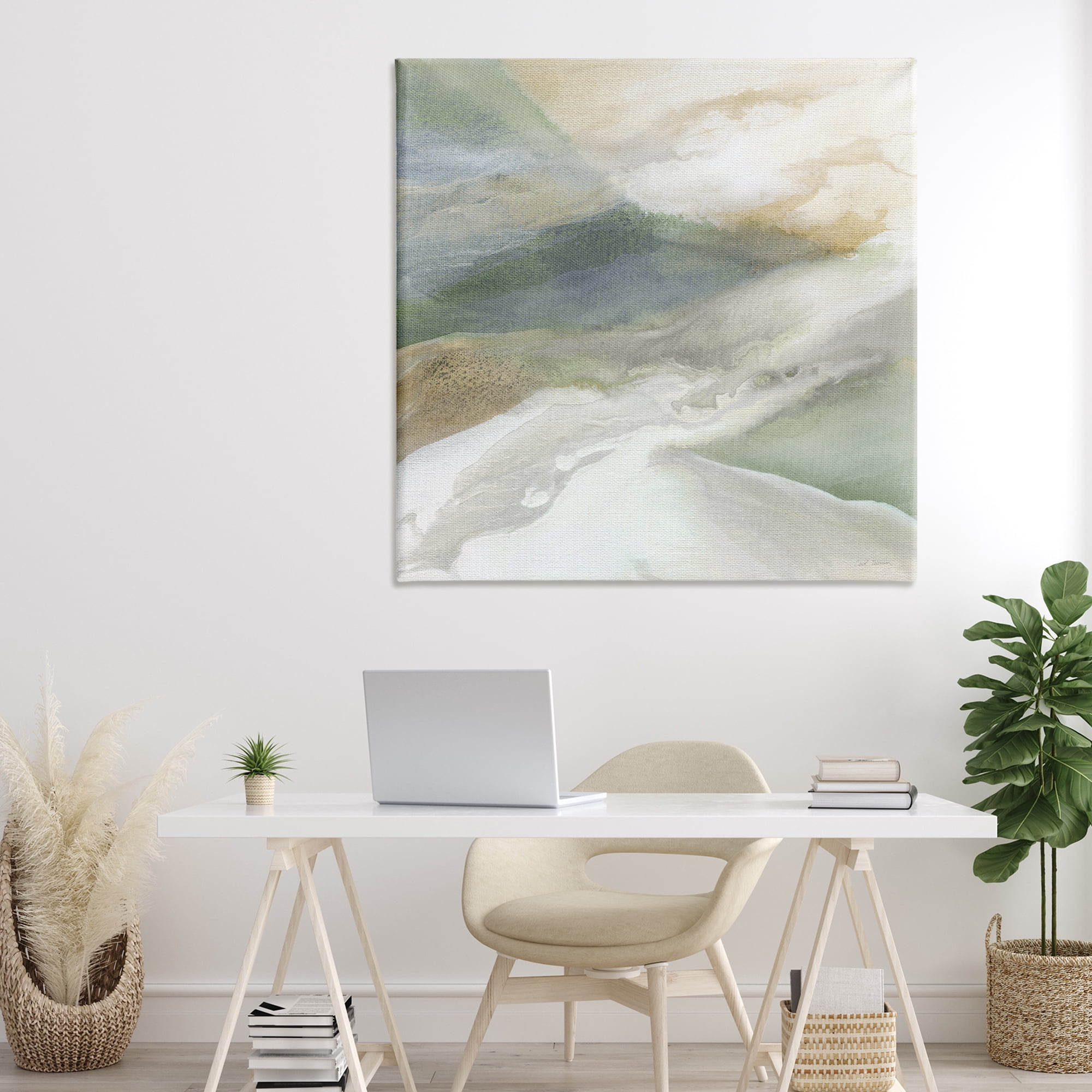 Stupell Industries Serene Mist Over Rolling Fields Canvas Wall Art, design by Carol Robinson