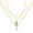 KC Golden Palm, variant on Fashion Multi-layer Pearl Necklace Female Cross