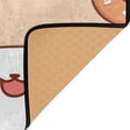 thumbnail image 4 of Cat Mugs and Donuts 80''x58'' Extra Large Plush Memory Foam Rug, Soft, Absorbent, Non Slip, 4 of 7