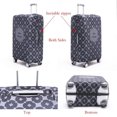 thumbnail image 3 of Luggage Cover Washable Suitcase Protector Anti-scratch Suitcase cover Fits 18-32 Inch Luggage (Grey, XL), 3 of 5