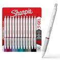 thumbnail image 1 of Bolígrafos de gel Sharpie S-Gel Fashion Barrel Pearl White 0.7 mm 12 unidades, 1 of 5