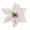 white, variant on 10Pcs Glitter Poinsettia Flowers Christmas Tree Ornaments, Artificial Poinsettias Bushes Christmas Decorations for Xmas Holiday Wedding , 5.2-inch