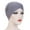 Gray, variant on Visland Women Turban Cross Caps Vintage Beanie Headscarf Elastic Headwrap Hat