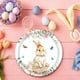thumbnail image 1 of Juego de vajilla para fiesta temática de Pascua, conejito de flores de primavera, suministros desechables para fiestas, vajilla desechable, 1 of 4