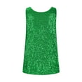 thumbnail image 5 of BVOFAR Womens Sequin Tank Tops 2025 Casual Fashion Scoop Neck Shirts Sparkle Shimmer Sleeveless Tanks Club Party Tops, 5 of 6