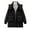 Black, variant on Lenago Plus Size Quilted Jackets for Women Casual Colored Long-Sleeved Hooded Jacket Packable Puffer Jacket(Black 2XL)