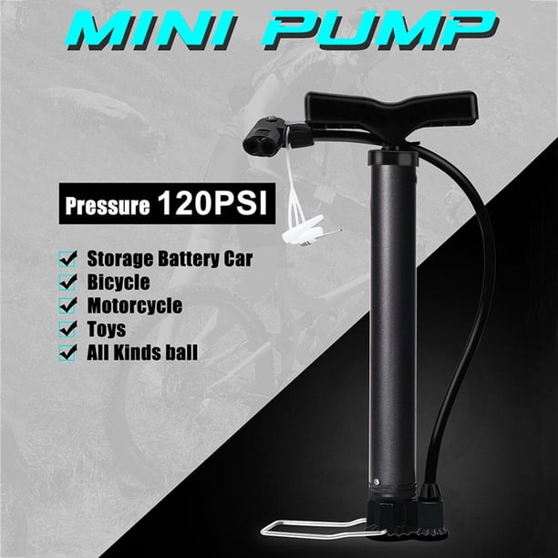 Bomba inflable de neumático de baloncesto de bicicleta 120PSI para piezas de válvula Schrader Presta