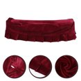 thumbnail image 4 of Practical Pleuche Chair Bench Stool Cover Protective Cover for Piano Stool, 4 of 9