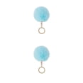 thumbnail image 1 of Injueey Fuzzy Ball Llavero Flexible Cómodo Encantador Llaveros Adorable Práctico Llaveros Mujeres para niños Adultos Ancianos Estudiantes Verde claro Verde claro 7cm 2piezas Injueey CBP349875, 1 of 4