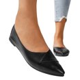 thumbnail image 3 of Sngxgn Flats Shoes Women Comfortable Women's Flats(Black,38), 3 of 8
