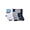 White Stripe, variant on Messi Men's 6-Pack Crew Socks, Sock Size 10-13
