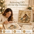 thumbnail image 5 of MInHoues Christmas Nativity Scene Diamond Painting DIY Kit, Christmas Wall Decor Dot‑Art Craft Set, Holiday Hand‑Making Supplies for Home Indoor Christmas Decoration, 5 of 7