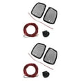 thumbnail image 2 of Scienceny 2 Pieces Vehicle Glass Rear-view Mirror 12V Driving Cushion Pad Heater Heated Defoggers Quick Safe Remover Warm DC Type1 Scienceny CBP084133, 2 of 3