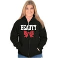 thumbnail image 3 of Couples Matching Set Cute Workout Womens Plus Size Graphic Zipper Hoodie Brisco Brands 4X, 3 of 5