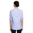 thumbnail image 2 of Burnside Women's Textured Solid Long Sleeve Shirt Size up to 3XL, 2 of 3