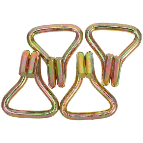 4 Pcs Trailer Hitches J Hooks Tie down Straps Hooks J Utility Hooks Ratchet Straps Replacement Hooks Strap Hooks