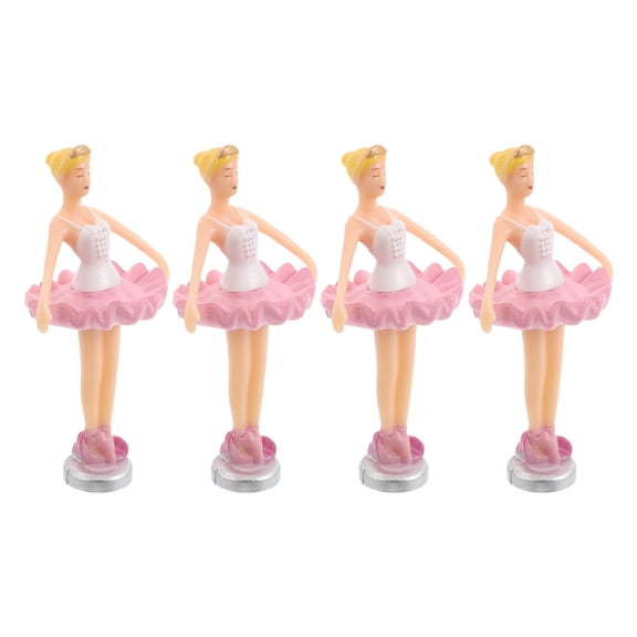 OFFIGAM 4pcs Elegant Dancer Music Box Accessories Set for Home Decor, Family , and Friends Display Collection