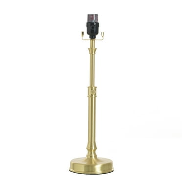 Better Homes & Gardens Adjustable Table Lamp Base, Gold, 5"L x 5"W x 14.25-17.75 Ht., Contemporary