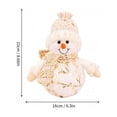 thumbnail image 3 of Lighted Christmas Tabletop Ornament, LED Glowing Snowman Holiday Figurine, Christmas Decor for Table, Mantel and Home, 3 of 7
