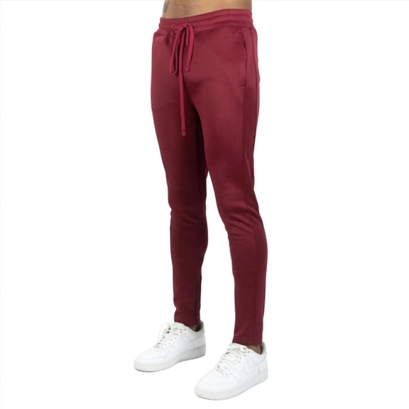 Rebel Minds Men Track Pants (Burgundy)
