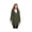 Army Green, variant on Women's Zip Up Hoodies Long Sleeve Fall Fleece Jacket Casual Oversized Tunic Hooded Sweatshirt With Pockets Winter Coats