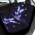 thumbnail image 4 of Pzuqiu Butterflies Car Seat Covers Full Set Breathable Front and Rear Seat Cover Set, Soft Interior Decor Compatible with Trucks Cars most Cars, 4 of 10