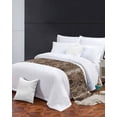 thumbnail image 3 of Xipuska Medieval Bed Runners for Cal King Size Bed, Decorative Bed Throws for Foot of Bed, Rustic Weathered Grunge Cottage Scene Wooden Bed Runner Sofa Throw Bedding Scarf Slipcover for Bedroom, 3 of 6