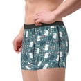 thumbnail image 3 of Wukai Forest Rabbit Print Men’s Underwear Breathable Boxer Briefs,&nbsp;Moisture Wicking & Breathable-Small, 3 of 7