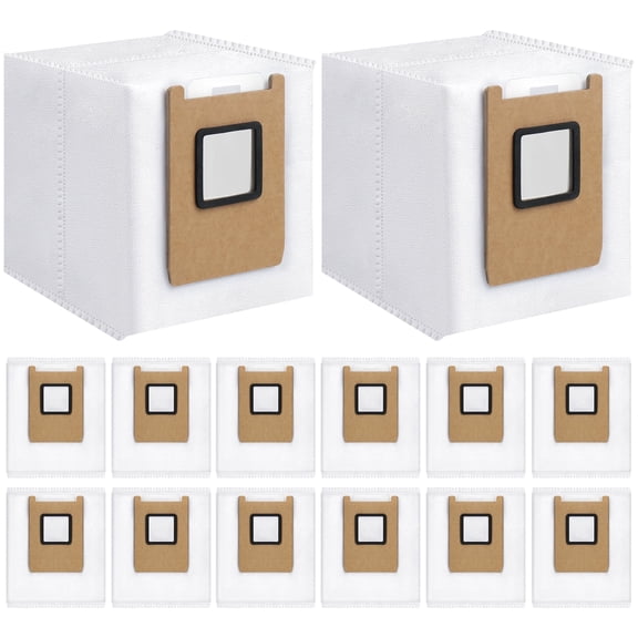 14 Pack Dust Bags,Compatible with Eufy E28 Omni/E25 Omni Robot/ C28 Vacuum,3L Large Capacity,Heavy-Duty 4-Layer Tear-Resistant Design E28Omni /E25 Omni / C28 Vacuum Bags