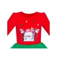 thumbnail image 4 of Robe Fille Noël Père Noël Manches Longues Robe de Fête 4 Ans, 4 of 6