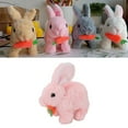 thumbnail image 3 of Interactive Bunny Toy Plush for Kids, Soft Hopping  Toy for Birthday, 3 of 7
