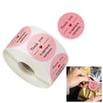 thumbnail image 1 of Inteprter 500 Uds Feliz Navidad gracias pegatinas autoadhesivas hechas a mano etiqueta bolsa sellado pegatina Festival cumpleaños boda regalo Decoración Decoración del hogar Rosado 2 # Inteprter HA000390-02B, 1 of 6