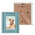 thumbnail image 2 of Prinz Homestead 5x7 Blue Distressed Picture Frame, Coastal Decor Hand-Distressed Rustic,  Two-Way Easel, 2 of 5
