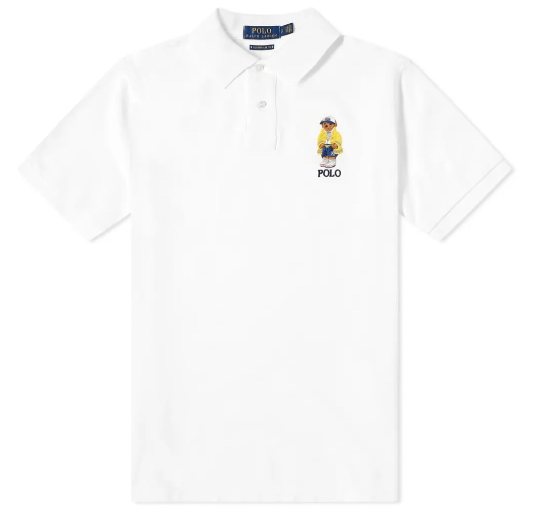 Polo Ralph Lauren White Basic Mesh Polo 