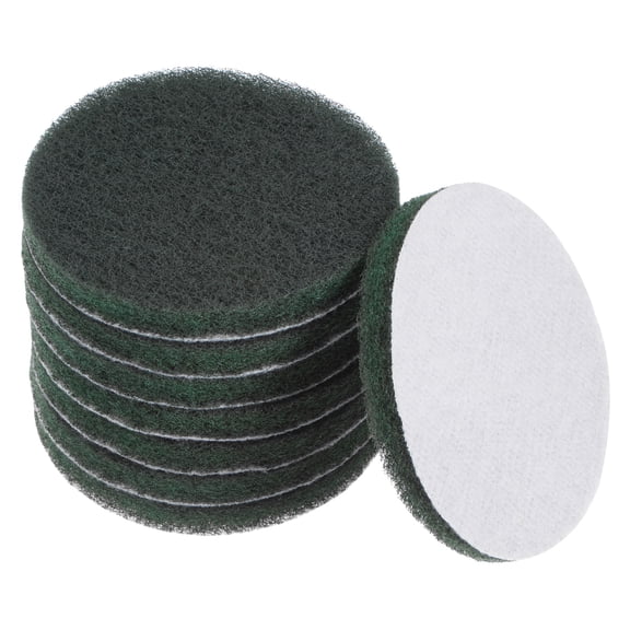 8 Packs Drill Power Brush 4 Inch Tile Scrubber Scouring Pads 400-600 Grit for Household Cleaning