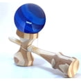 thumbnail image 1 of Kendama de bambú RQN con bola azul translúcida con cuerda extra para niños, adolescentes y adultos, regalo de festivales, 1 of 7