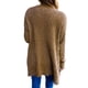 thumbnail image 5 of ICHUANYI Clearance Womens Ladies Solid Open Front Soft Chunky Pocket Long Sleeve Coat Outerwear Cardigan(Khaki, M) ICHUANYI WER2023081201159, 5 of 7