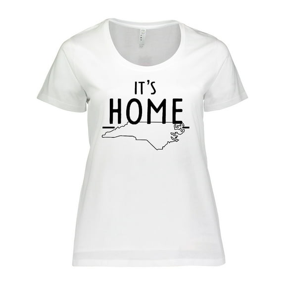 Inktastic It's Home- State of North Carolina Outline Women's Plus Size T-Shirt