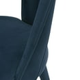 thumbnail image 4 of Manhattan Comfort Neda Solid Wood Base Dining Chair in Midnight Blue - Set of 2, 4 of 10