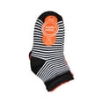 thumbnail image 2 of Wonder Nation Girls Stripe and Bow Quarter Crews Socks, 6-pack, Size Small (Shoe Size 6-10.5), 2 of 6