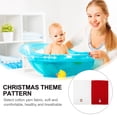 thumbnail image 3 of 2pcs Creative Embroidery Christmas Towels Decors Xmas Face Towel Washcloths, 3 of 8