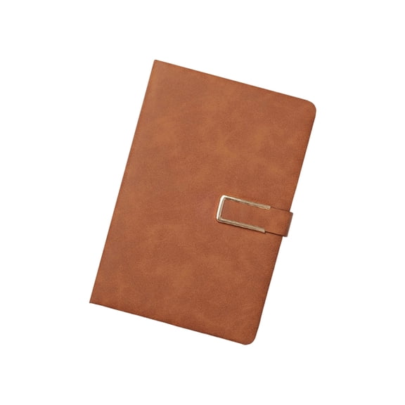 Hardcover Leather Journal 200 Pages Lined Ribbon Bookmarks Portable Notebook