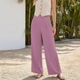 thumbnail image 5 of Rvasteizo Women Solid Straight Full Length Pants, 5 of 5
