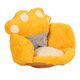thumbnail image 5 of Cute Cat Paw Cushion Half Surrounded Office Chair Pillow Floor Cushion Pad for Bedroom Living Room Cafe Dorm Decor Yellow S, 5 of 5