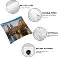 thumbnail image 6 of Awypu Urban Landscape Short Plush Pillowcase Set of 2 All Year Round Suitable 22x22in, 6 of 7