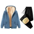 thumbnail image 1 of Gspmoly Mens Sweatshirt, Men'S Casual Oversize Solid Color Drawstring Trouser Long Sleeve Hooded Set Going Out Tops Deals, 1 of 2