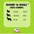 thumbnail image 3 of Jolly Pets Romp-n-Roll Rope and Ball Dog Toy, 4.5 Inches/Small, Red multicolor, 3 of 4