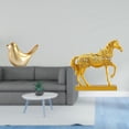 thumbnail image 2 of Figura De Pájaro Y Caballo Dorados, Estatua De Animal, Adorno Decorativo Moderno Para El Hogar, Escultura De Pájaro Y Caballo Para Escritorio, Repisa De Oficina, Sala De Estar, Regalos De, 2 of 8