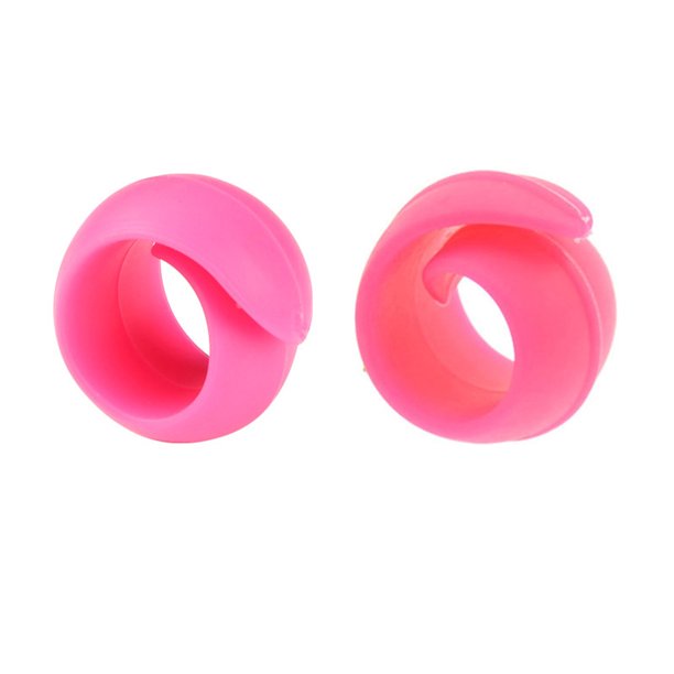 Clips organizadores de hilo de bobina, 2 uds., soporte de bobina de Gel de sílice de 2cm para carrete fijo Hugtrwg Para estrenar