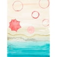 thumbnail image 3 of Ritter, Gina 19x24 Black Modern Framed Museum Art Print Titled - Watercolor Beach Stains I, 3 of 5